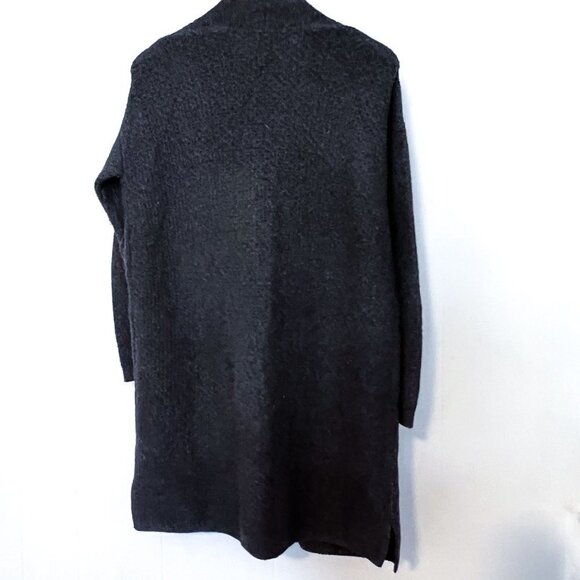 J. Jill Open Front Longer Cardigan Sweater Gray Extra Small - Picture 3 of 12